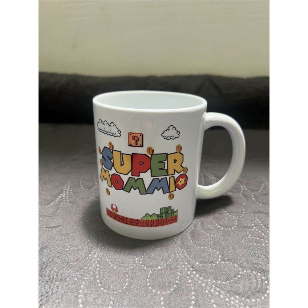 Super Mommio Custom Super Mothers Day Mug, Custom Mugs for Mom, Super Mario Mugs